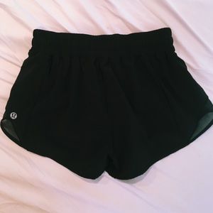Black Lululemon Athletic Shorts